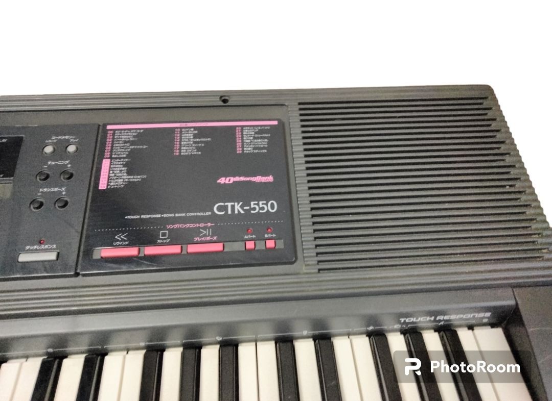 最終価格！ CASIO CTK-550 電子ピアノ スタンド アダプター付き - その他