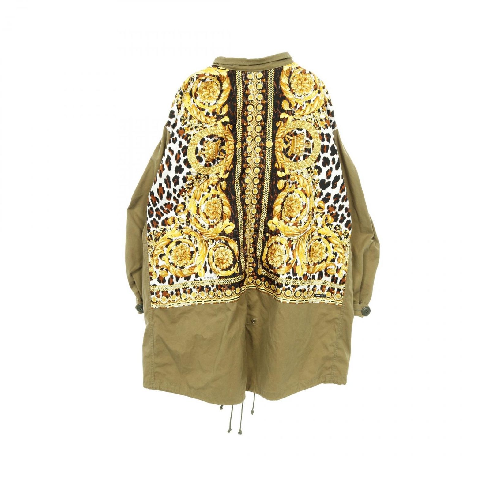 JUNYA WATANABE COMME des GARCONS ジュンヤワタナベコムデギャルソン JUNYA WATANABE COMME des GARCONS × VERSACE iconic Archive Print モッズコート