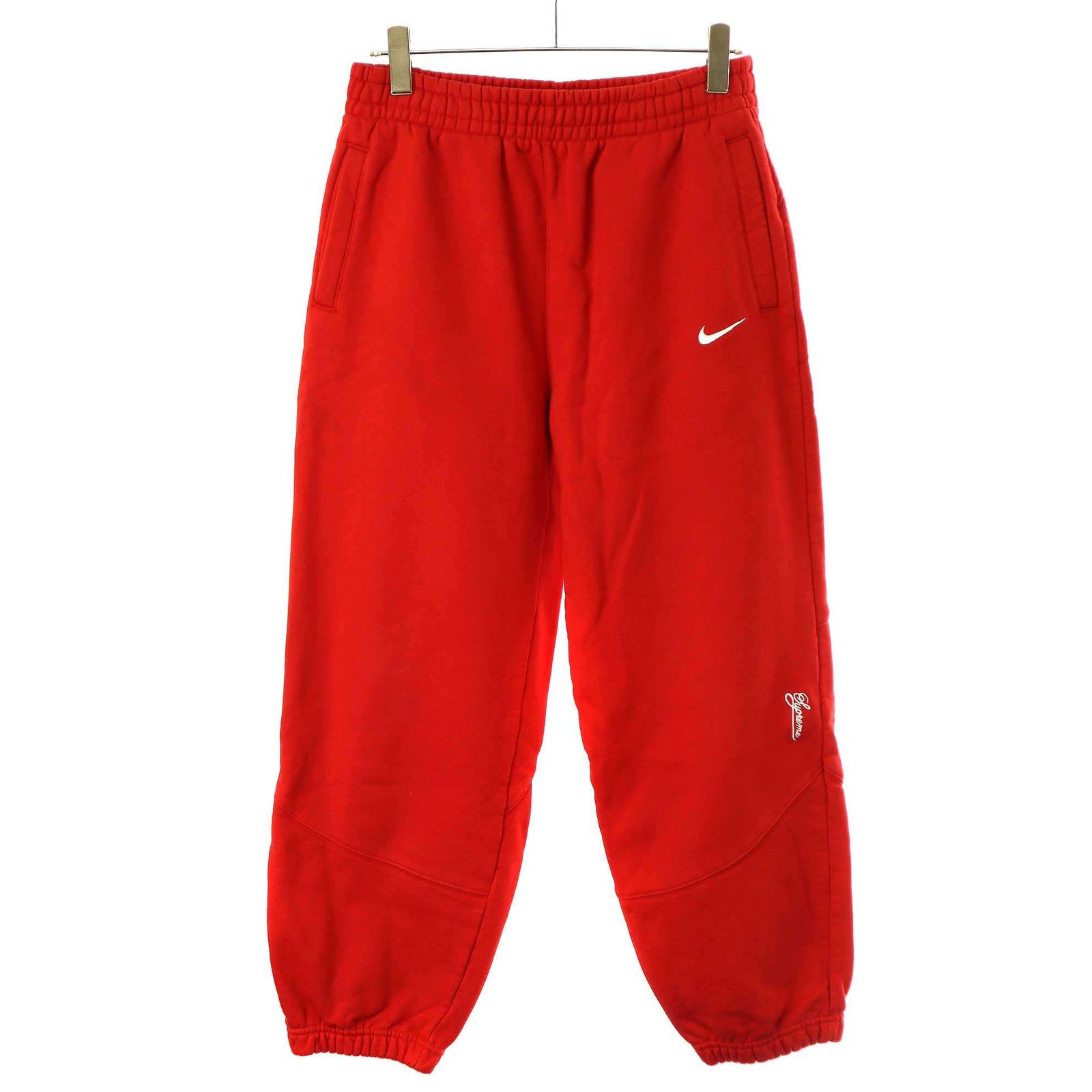 n*3様 supreme NIKE レッド ゴールド装飾 パンツ S Supreme×NIKE シュプリーム ナイキ 25SS Zip Up Hooded