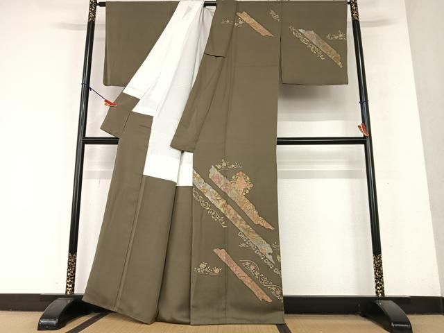 平和屋着物○訪問着 総絞り 浜松文 正絹 逸品 CAAU2959yc