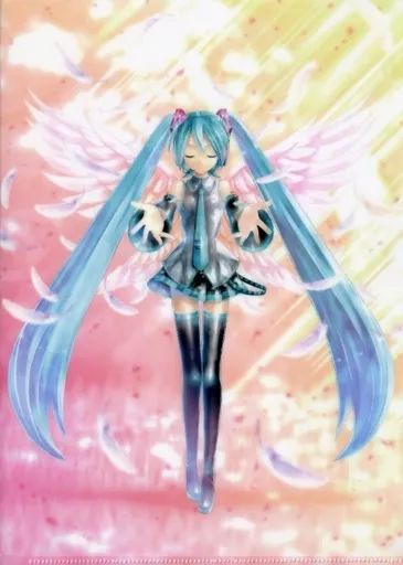 中古】クリアファイル B.初音ミク(KEI/ピンク) A4クリアファイル