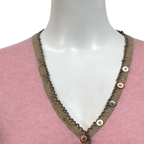 ◆ ブルネロクチネリ BRUNELLO CUCINELLI Vネックセーター ニット カシミア M 9号 レディース S5V421