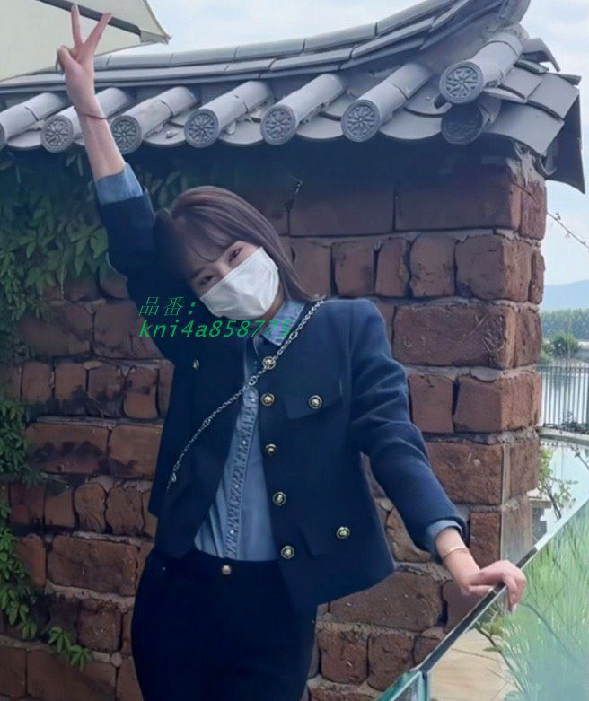 ツイードジャケット レディース ノー半袖 夏 秋 20代 ネイビー 30代 華やか 40代 50代 かわいい kni4a858775