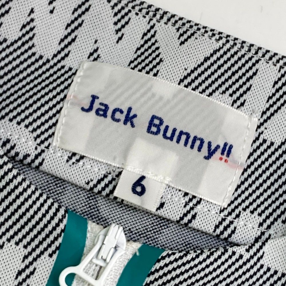 サイズ：6 JACK BUNNY ジャックバニー ハーフジップ 半袖Tシャツ ロゴ