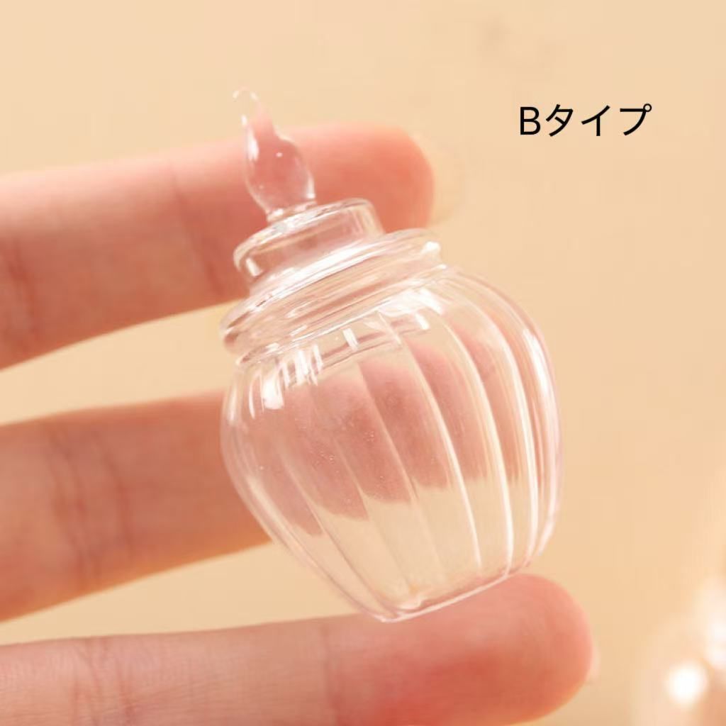 ミニチュアドールハウス用 ガラス風キャンディジャー＆ボトル 全