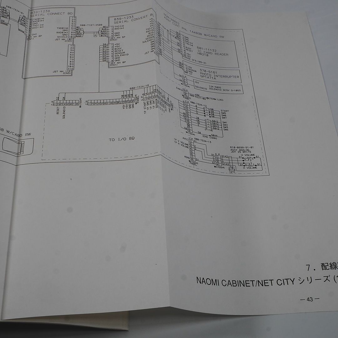 純正取扱説明書　カードリーダー付コントロールパネル（バーチャファイター4用）　SEGA　出品671