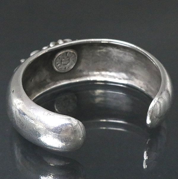 シルバー925 フローラルクロス ワイドカフバングル CHROME HEARTS