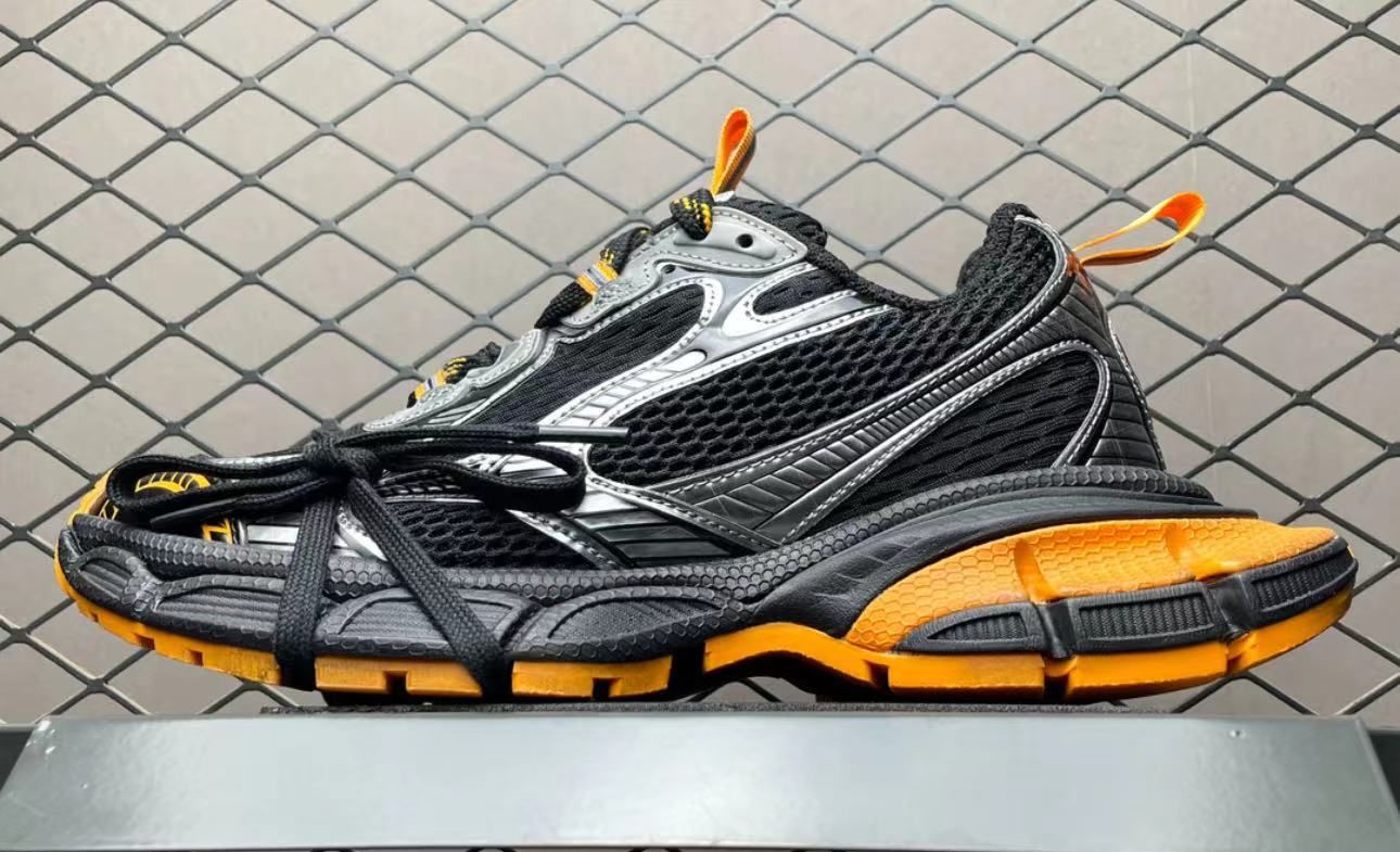 BALENCIAGA 3XL SNEAKER BLACK/ORANGE/GREY