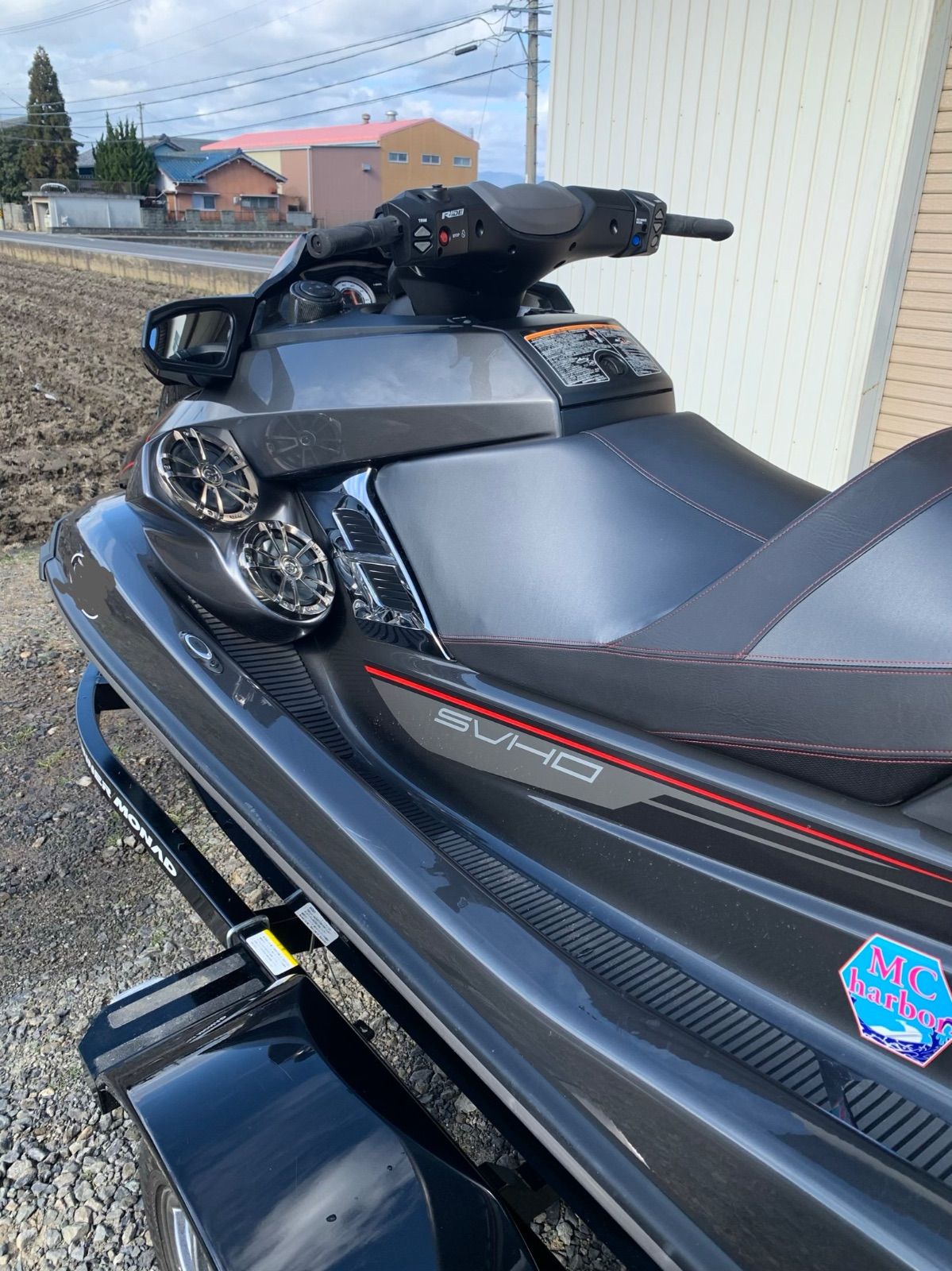 2012〜2018 yamaha FX SVHO HO SHO 4スピーカーボックス オーディオ スピーカー カスタム ジェット ジェットスキー ヤマハ