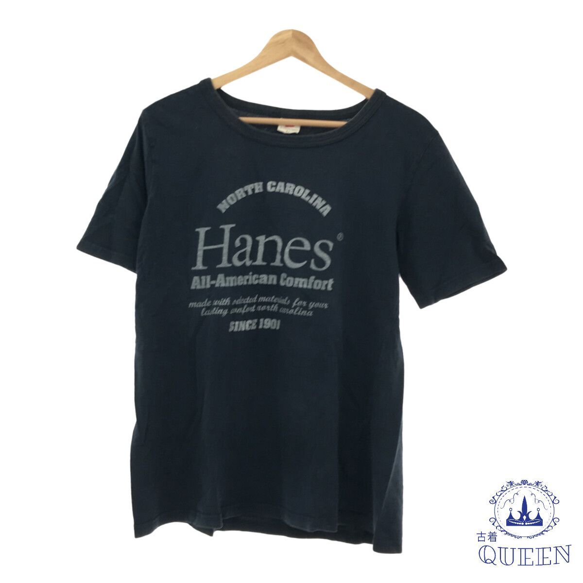 Hanes 古着 ブラックTシャツ L Life is a cabernet Hanes 古着 ブラックTシャツ L Life is a cabernet - メルカリ