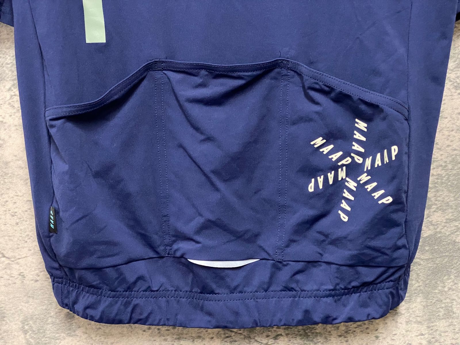 JE730 マープ MAAP TRAINING JERSEY 半袖 サイクルジャージ 紺 L BILLOVLOGS_CO_UK