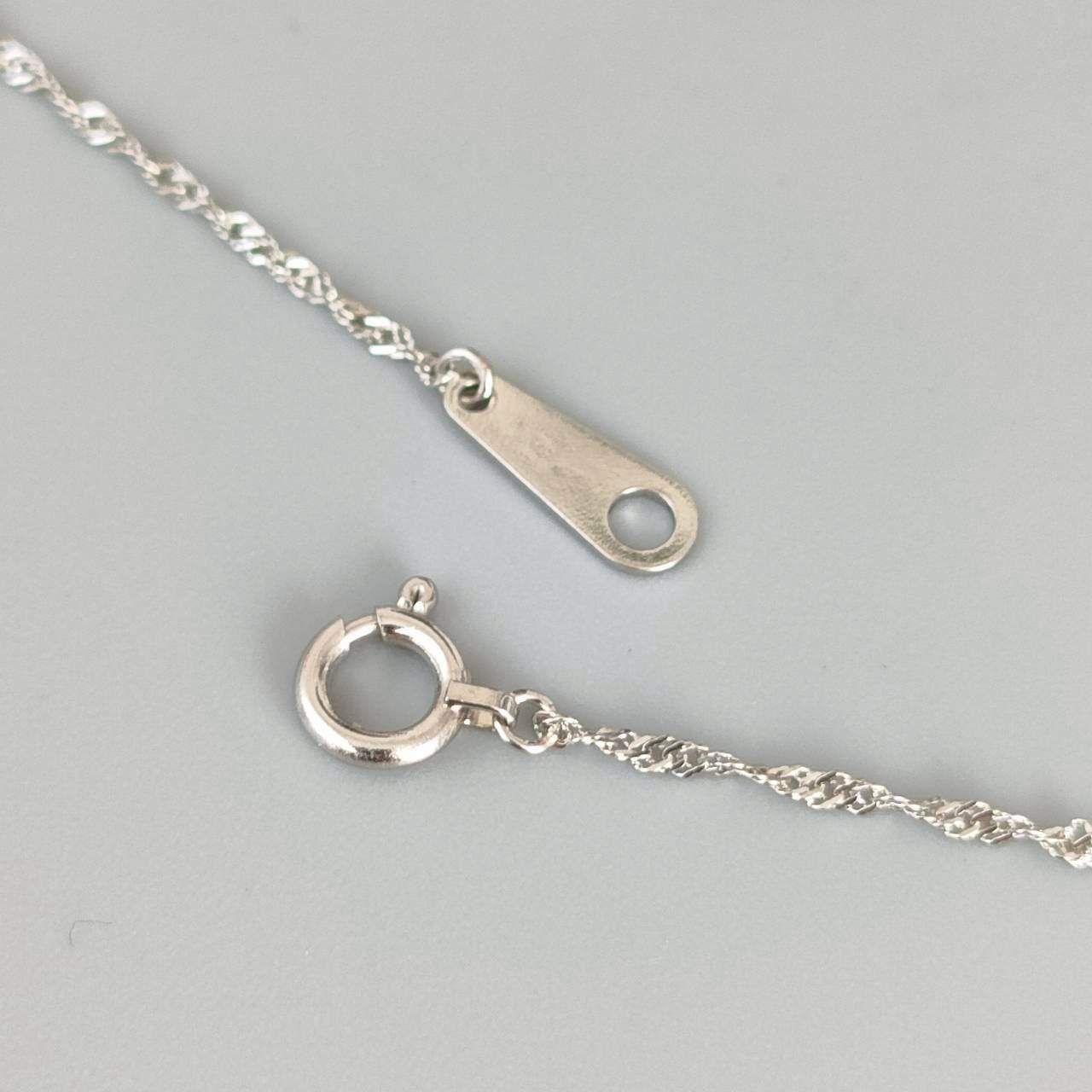 Pt850 プラチナ 男女兼用 スクリューネックレス 1.4ｇ 40㎝ C922