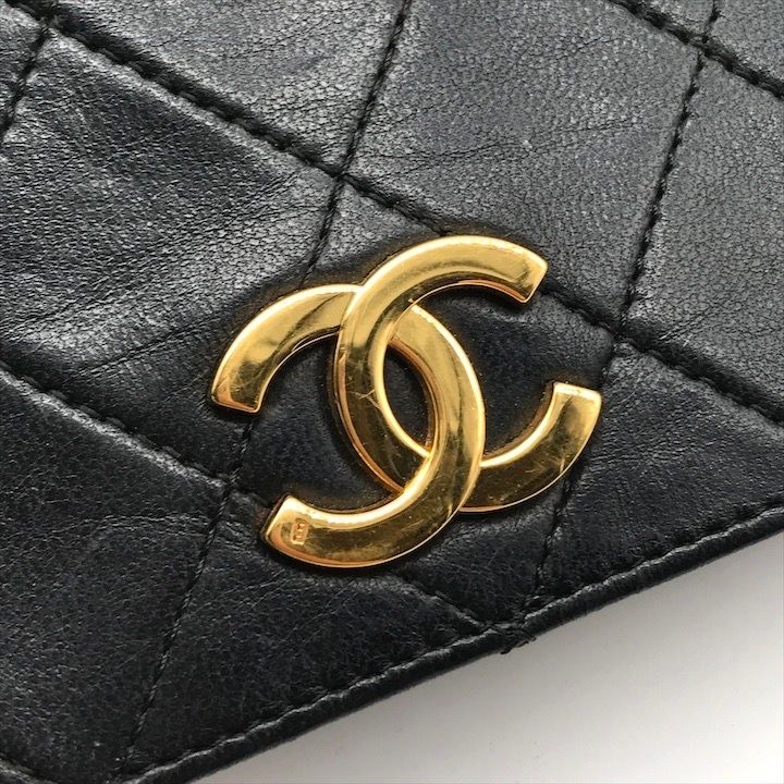 良品 CHANEL シャネル マトラッセ ラムスキン ココマーク