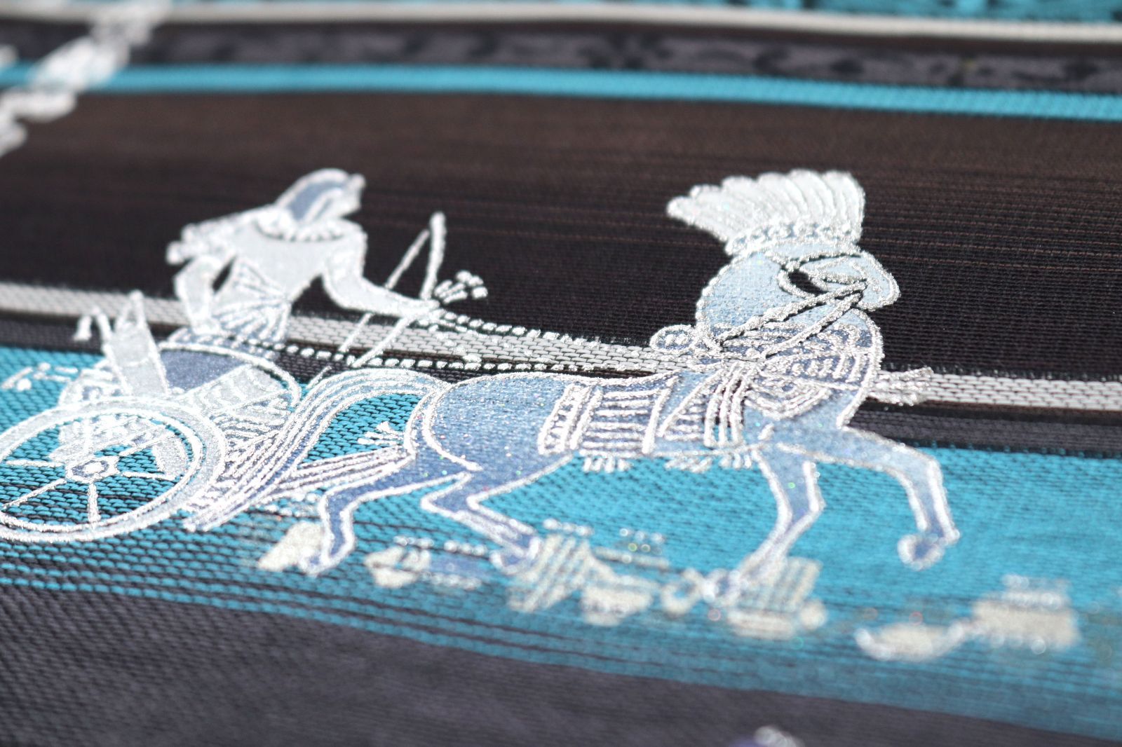 ona4515 日本の名工 和田光正 金彩 友禅 西陣織 九寸 名古屋帯