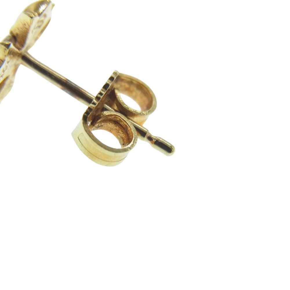 クロムハーツ22K NO2 CH PLUS スタッドピアスゴールド片耳用 ゴールド