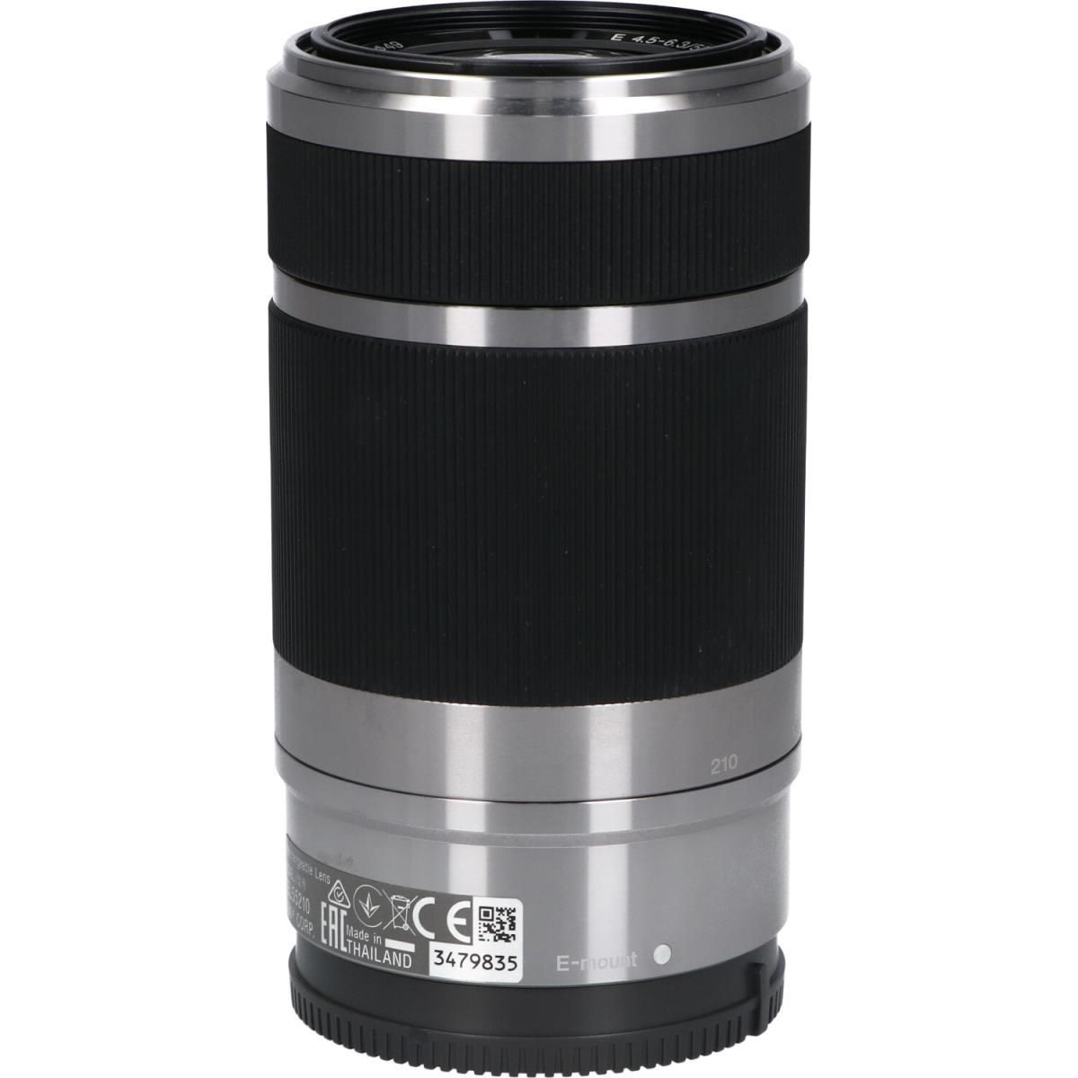 ＳＯＮＹ　Ｅ５５－２１０ｍｍ　Ｆ４．５－６．３ＯＳＳ　ＳＩＬＶＥＲ