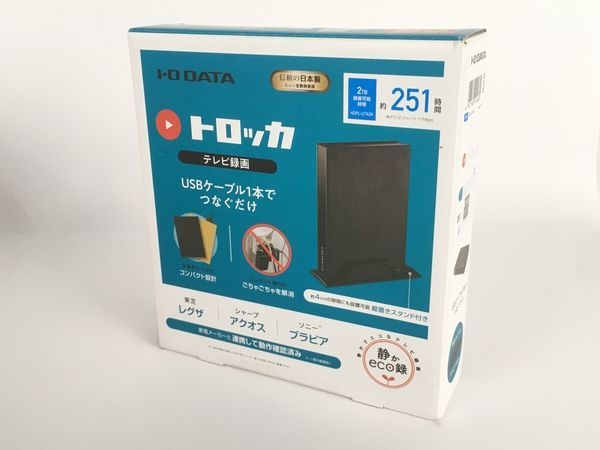 IO DATA HDPL-UTA2K テレビ 録画用 ハードディスク「トロッカ」 2TB 良好  Y7375231-3
