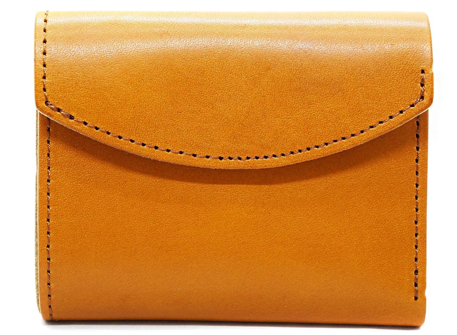 ベルクート 日本製 栃木レザー ジーンズ ミニ 三つ折りキャッシュレス財布 MADE IN JAPAN