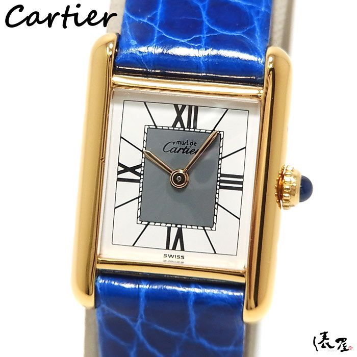 OH済/仕上済】カルティエ マストタンク SM センターグレイ 極美品 ヴィンテージ QZ レディース Cartier 時計 腕時計 中古【送料無料】  - メルカリ