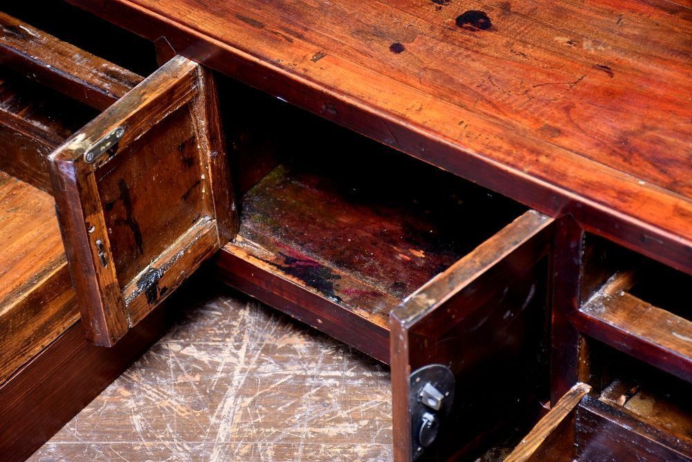 朝鮮古美術 松材