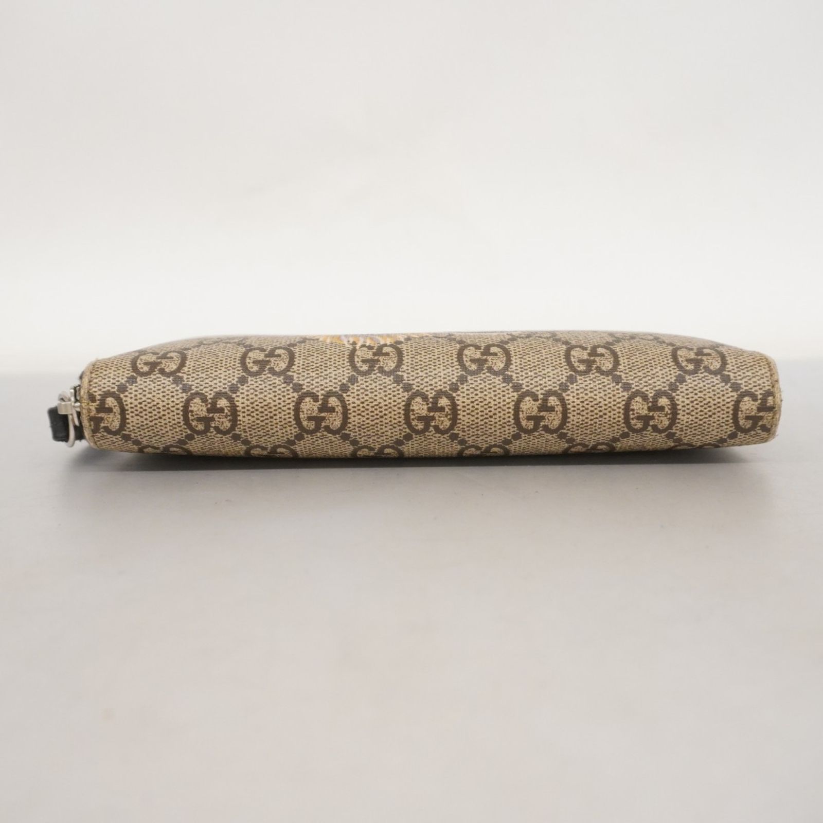 箱・保存袋付✨グッチ 長財布 GGスプリーム スネーク 451273 PVC 黒 箱