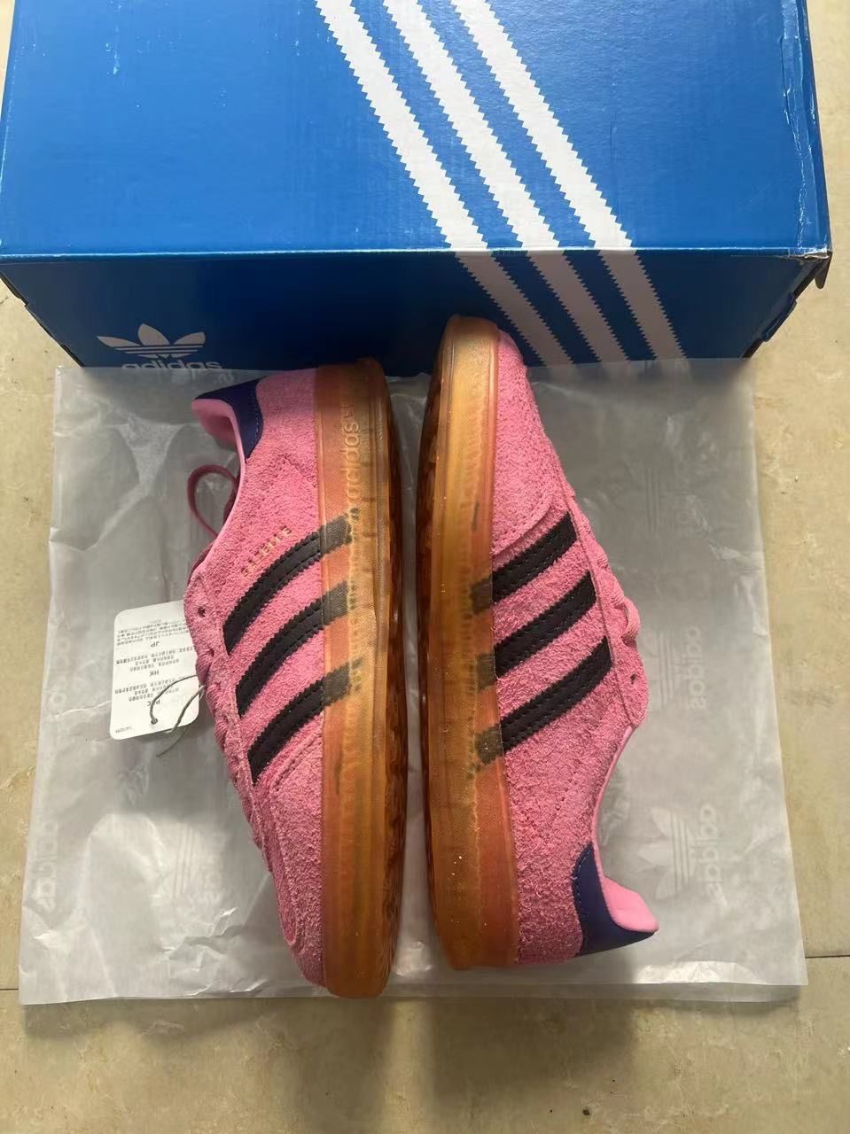 百々千晴着用 adidas gazelle indoor ガゼル pink - 靴
