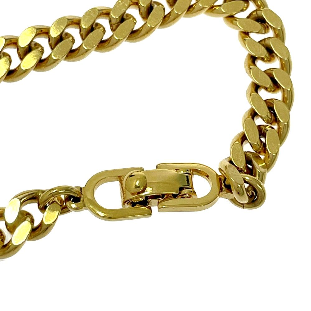 中古】Dior ディオール GP ロゴ エンブレム 喜平チェーン