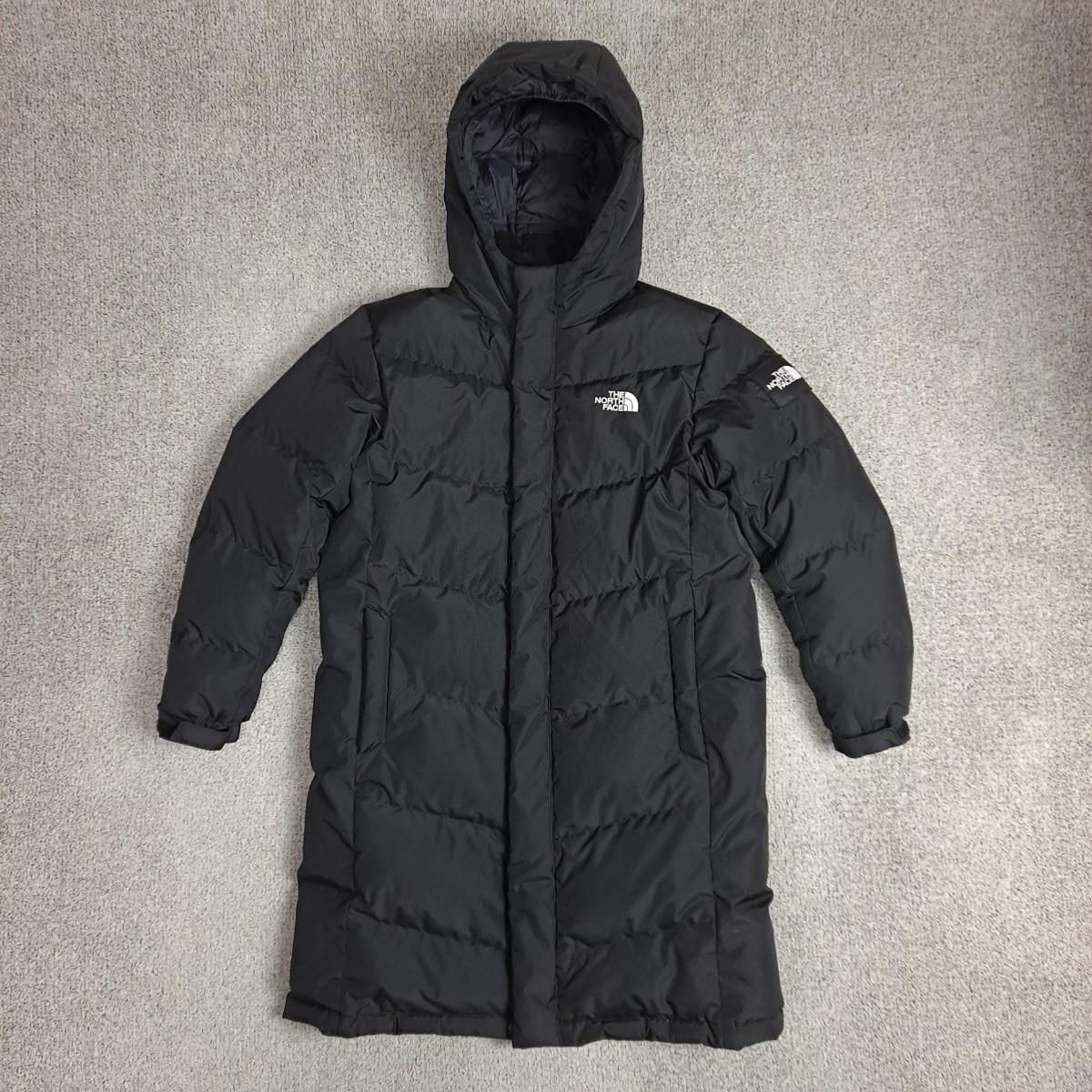 韓国限定モデルTHE NORTH FACE ダウンジャケット 黒 ロング丈