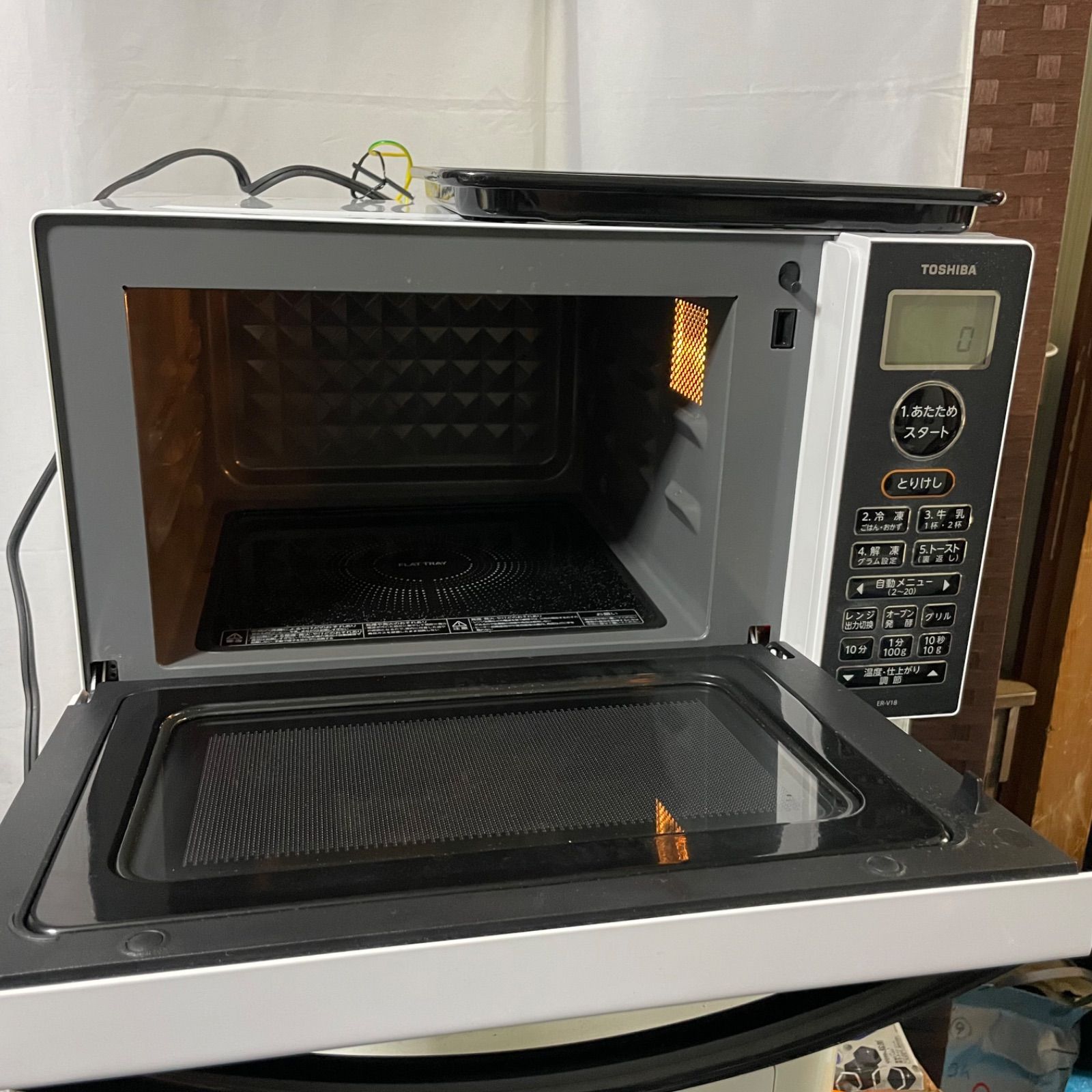 【美品】2021年TOSHIBA 1400WオーブンレンジER-V18(W) 楽天市場】東芝 オーブンレンジ er-v18（w）の通販
