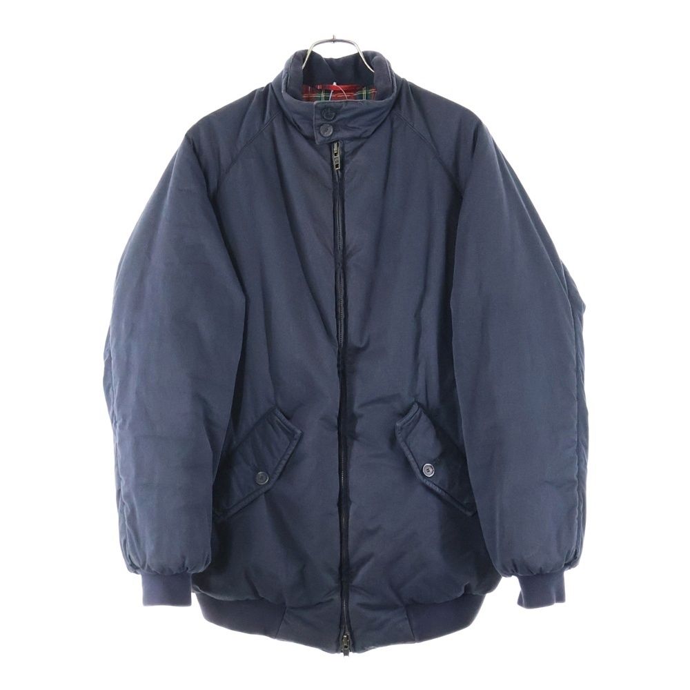 BALENCIAGA バレンシアガ NAVY BLUE Jacket with standing collar スタンディングカラー ジップアップ中綿ジャケット ネイビー 681426 TBP01