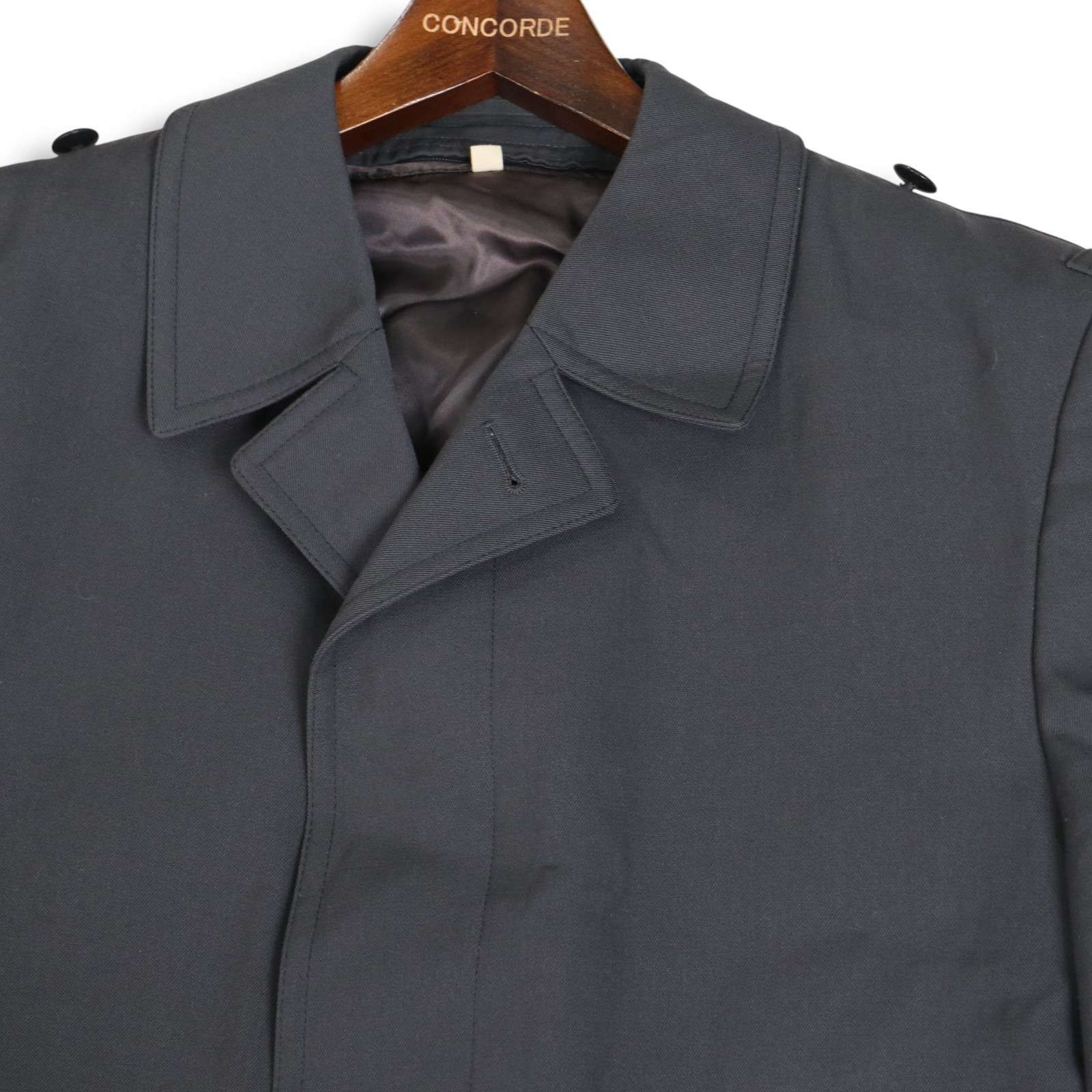 80s ドイツ海軍 JOBA WAGHAUSEL 秋冬 1985年製 ライナー付 ロング ミリタリー コート Sz.43 190 96 メンズ ビンテージ