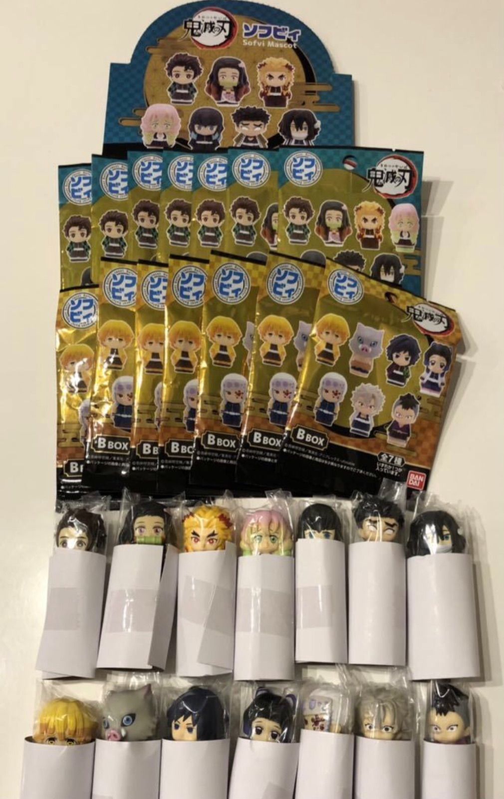 鬼滅の刃　ソフビィ　14種セット　フルコンプセットAbox Bboxコンプリート 鬼滅の刃 ソフビィ 14種セット フルコンプセットAbox Bboxコンプリート