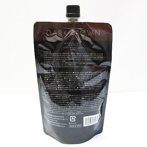 KUROクリームシャンプー 400g 白髪染め（ダークブラウン）