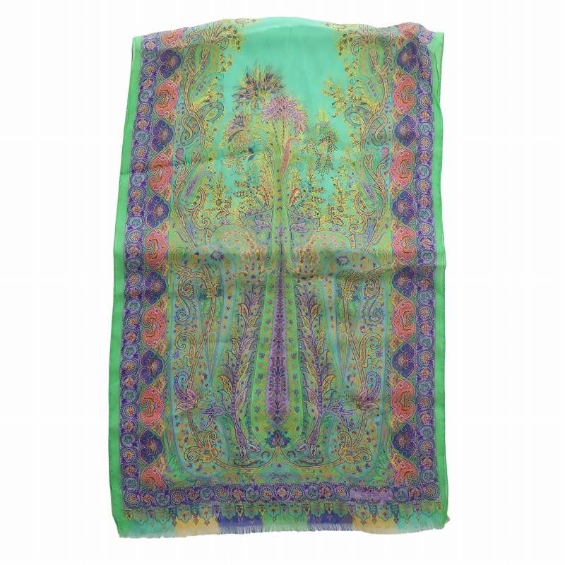 新品 未使用 ETRO エトロ スカーフ ストール ウール シルク パープル 紫 三越伊勢丹 | ETRO/エトロ_Women通販 | マルチカラープリント