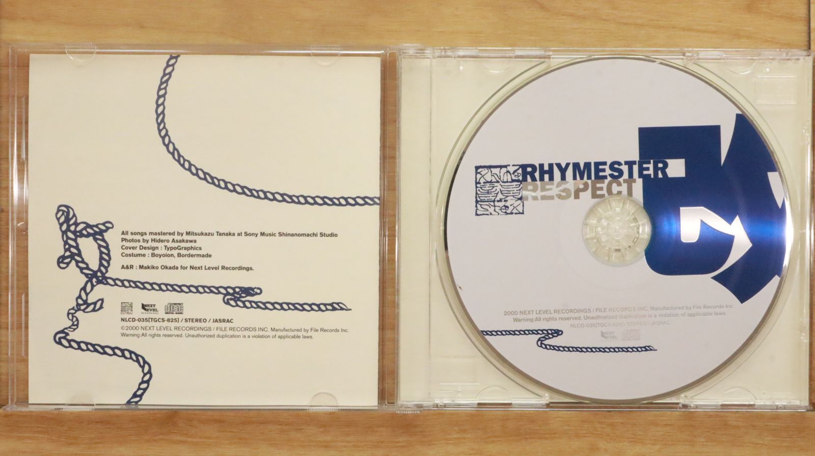 国内盤CD☆RHYMESTER/ライムスター□ リスペクト改 【NLCD035