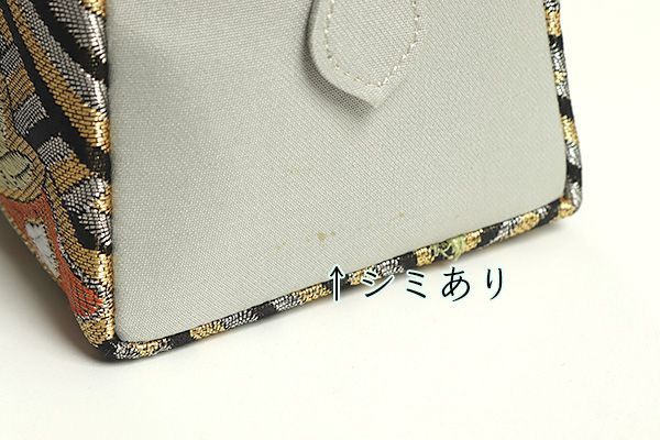 ≪訳アリ品：少々シミ≫東京「はきもの匠神田胡蝶」謹製高級利休バッグ