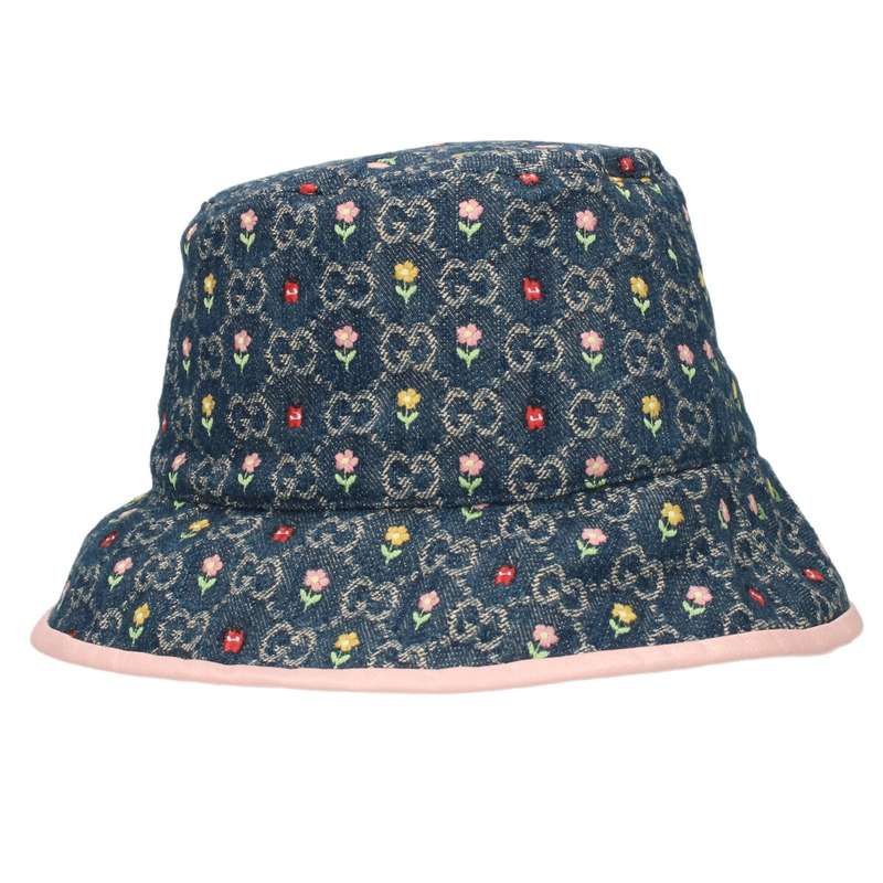 GUCCI ロゴ付き ナイロン バケットハットブラック | GUCCI公式