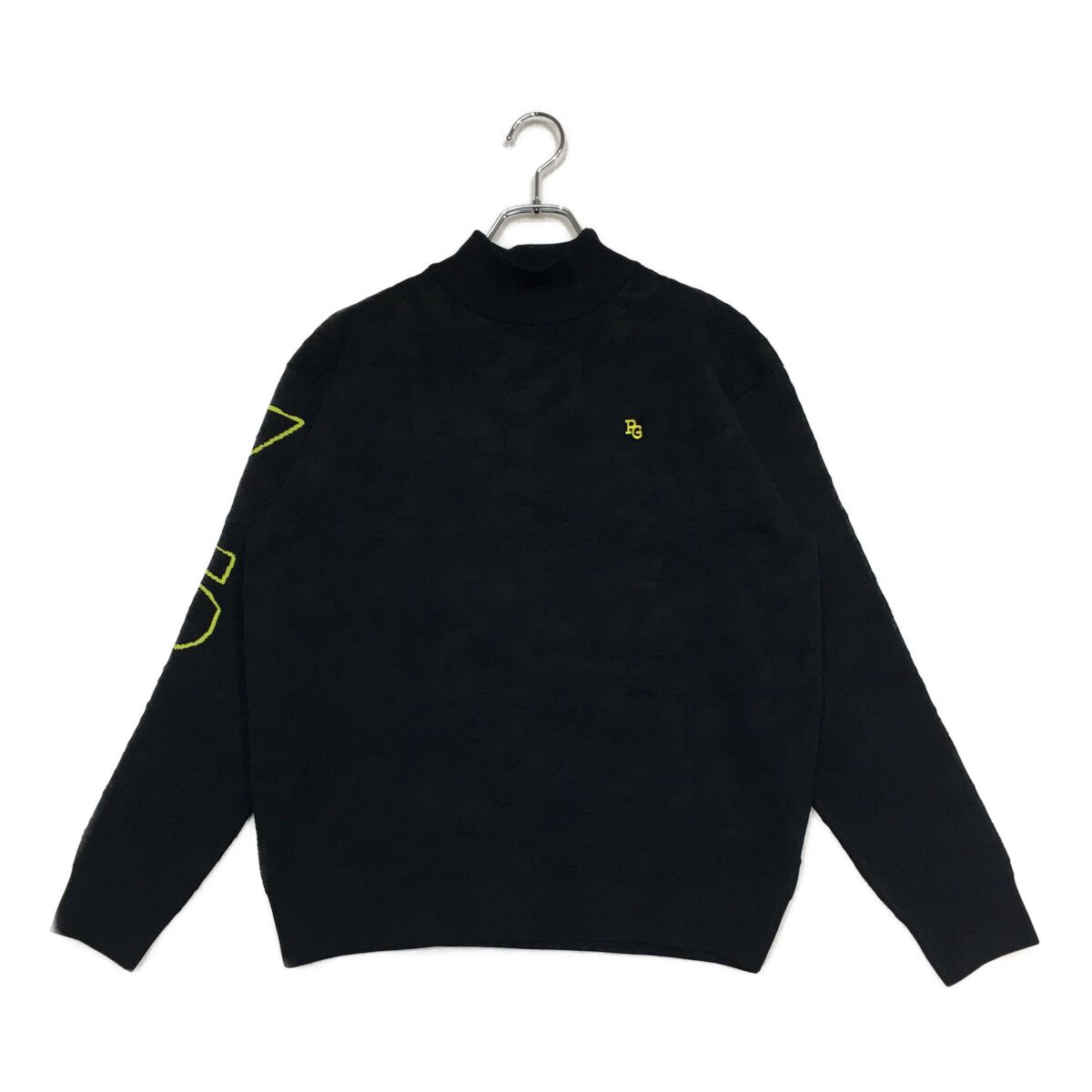 レディース パーリーゲイツ PEARLY GATES セーター 1 M 紺 ネイビー ハイネック 総柄