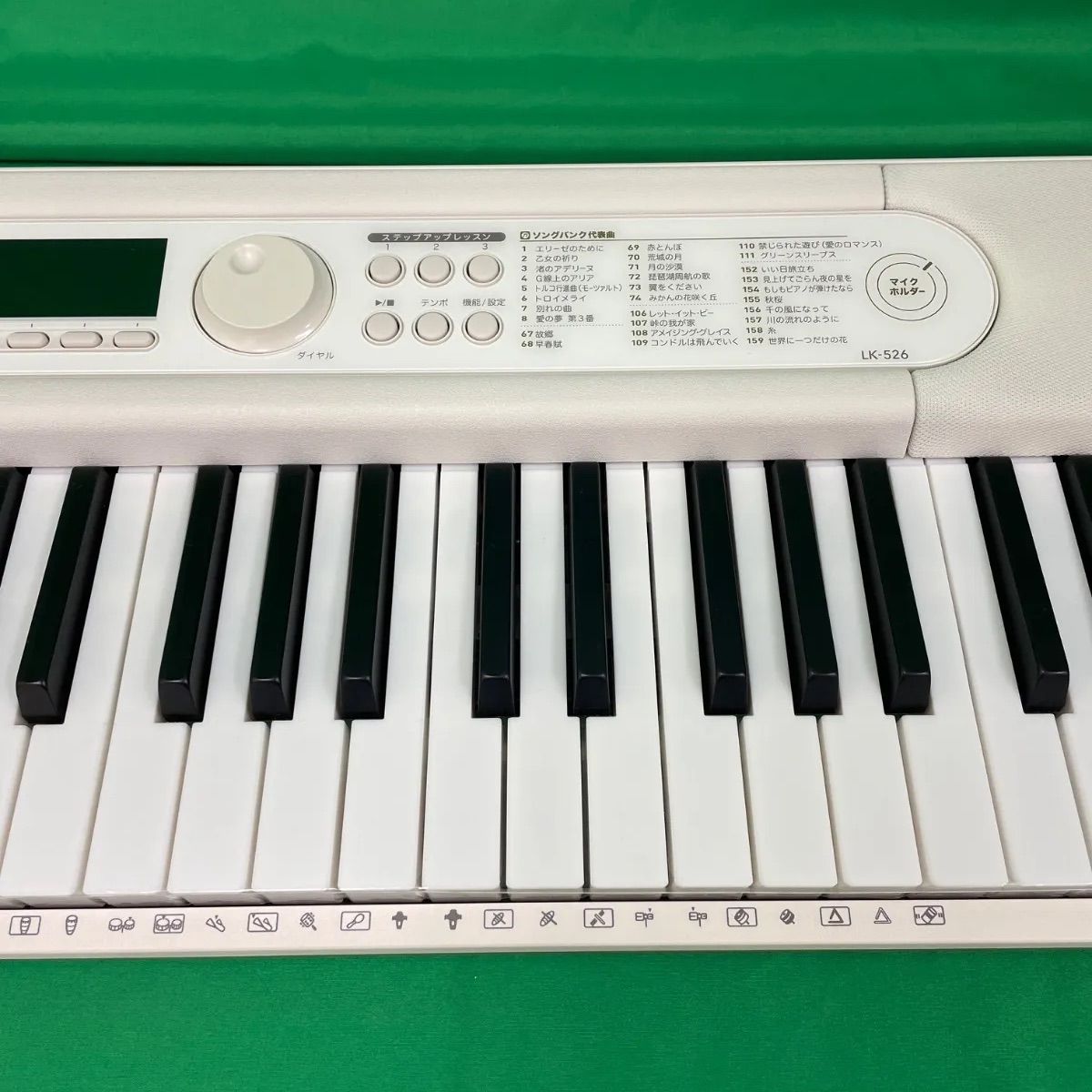 2023年製！】CASIO Casiotone 光ナビゲーションキーボード『LK