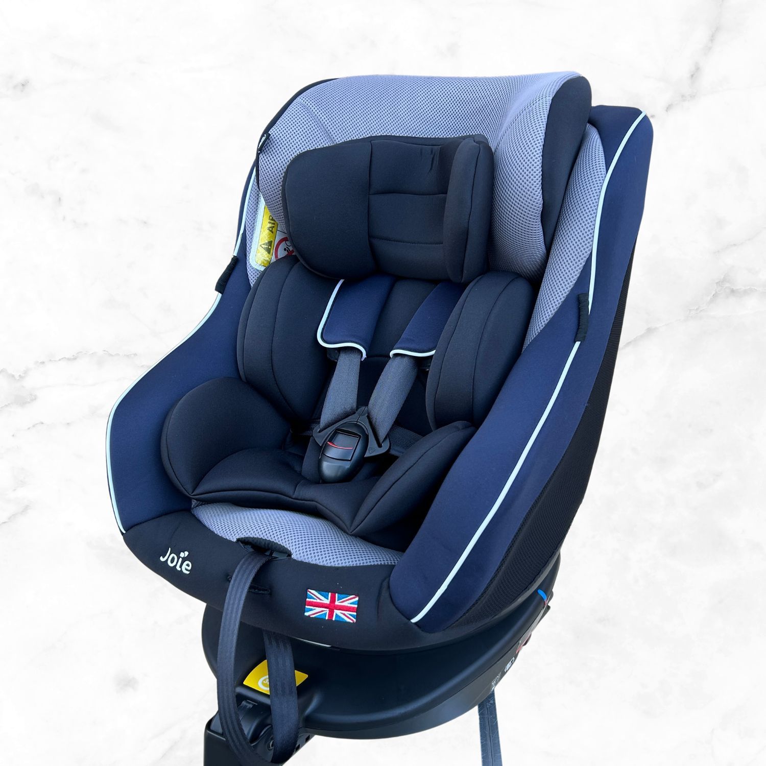 美品】joie ジョイー Arc360° ISOFIX グレー ネイビー ブルー