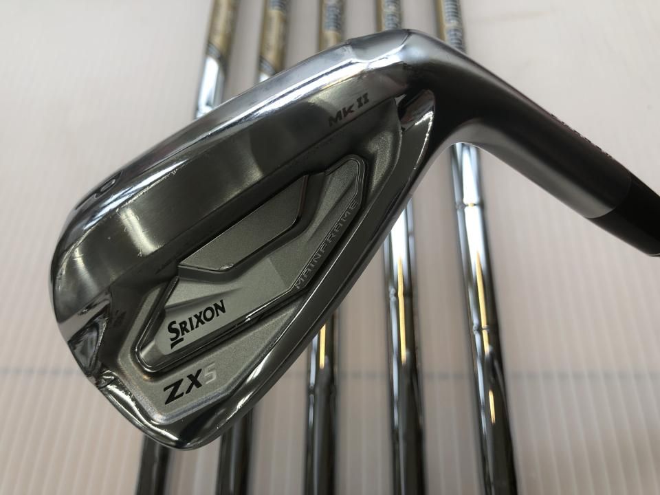 【即納】SRIXON ZX5 Mk2 | S200 | ダイナミックゴールド EX ツアー イシュー | 中古 | アイアンセット | ダンロップ