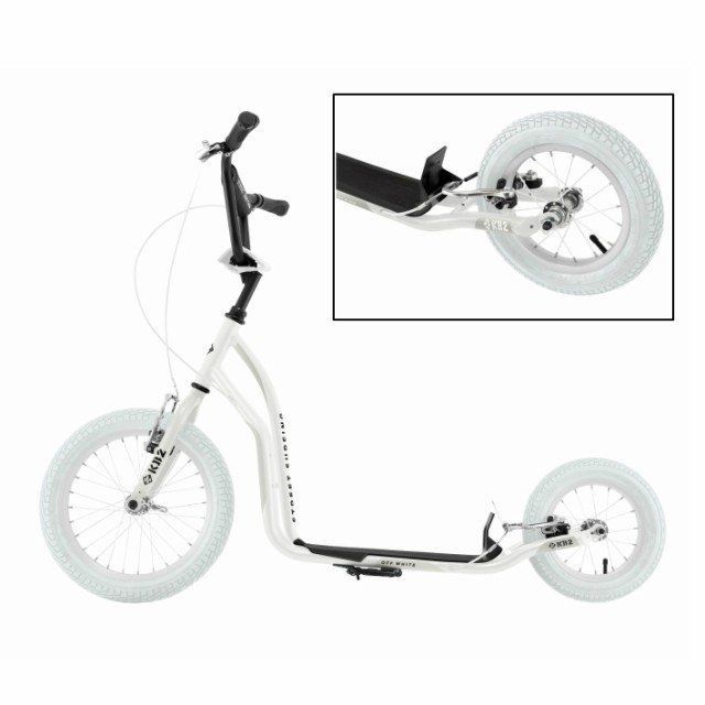 安定感MTB】StreetSurfing KB2キックボード ブラックホワイト｜自転車