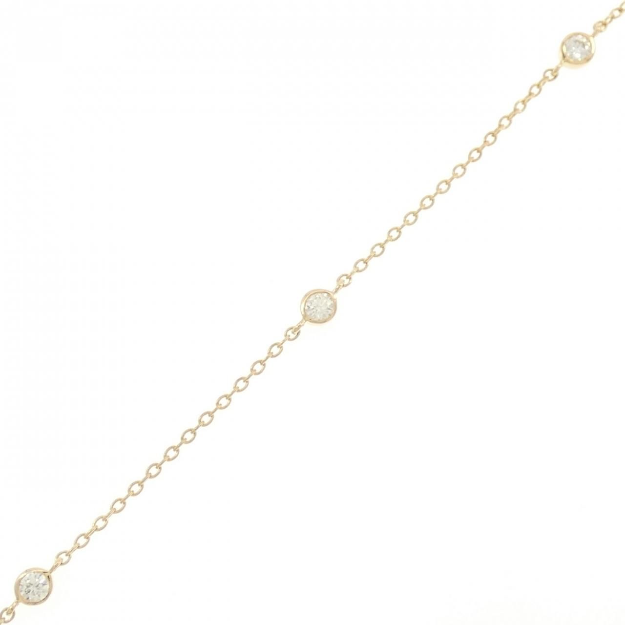 K18YG ダイヤモンド ブレスレット 0.14CT