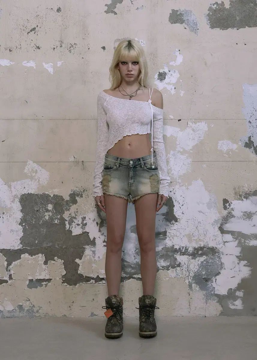 bohemseo ダメージショートパンツ BOHEMSEO(ボヘミアンソウル