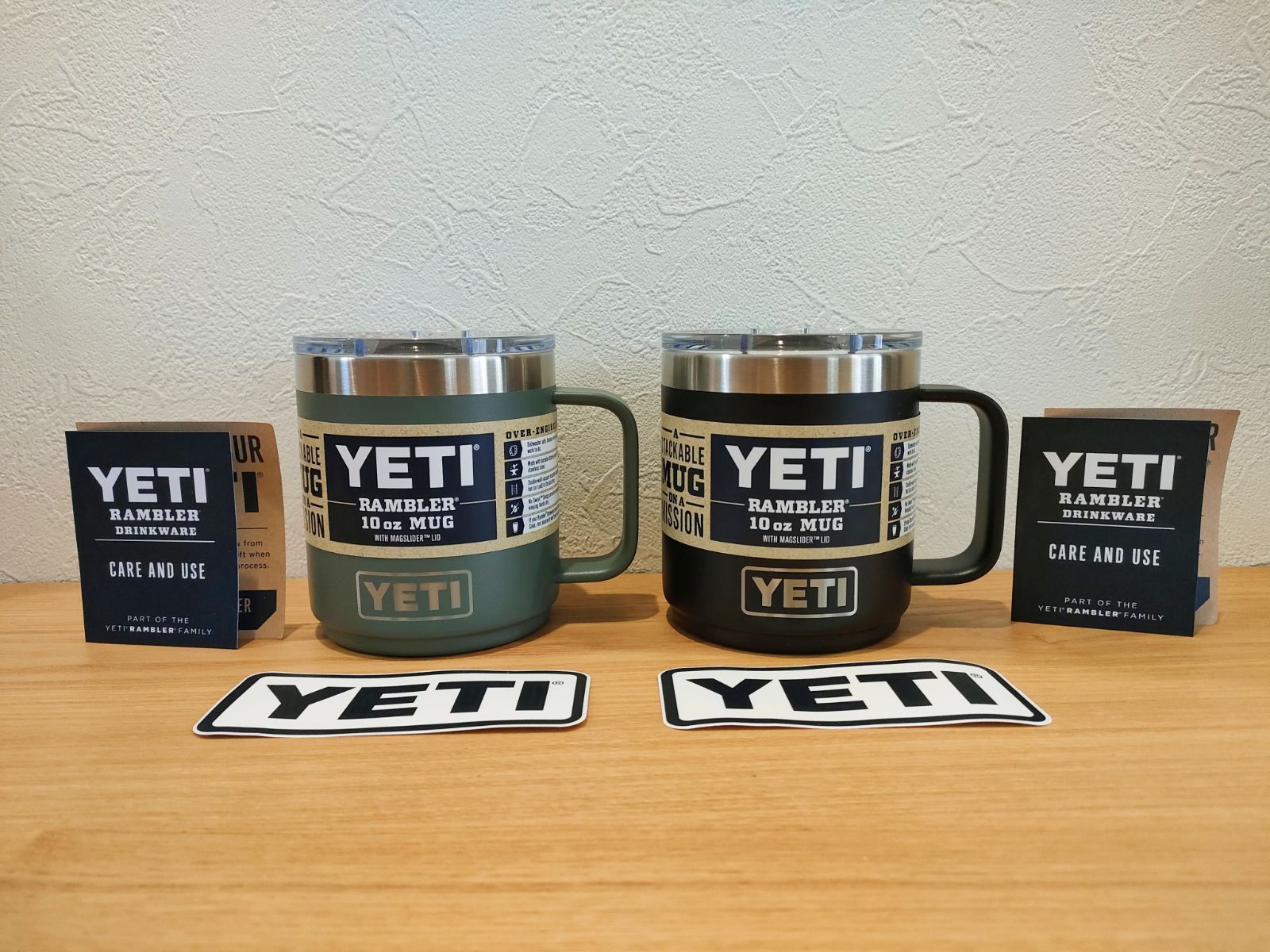 YETI イエティ ランブラー マグ 10oz キャンプグリーン＆ブラック 2個セット