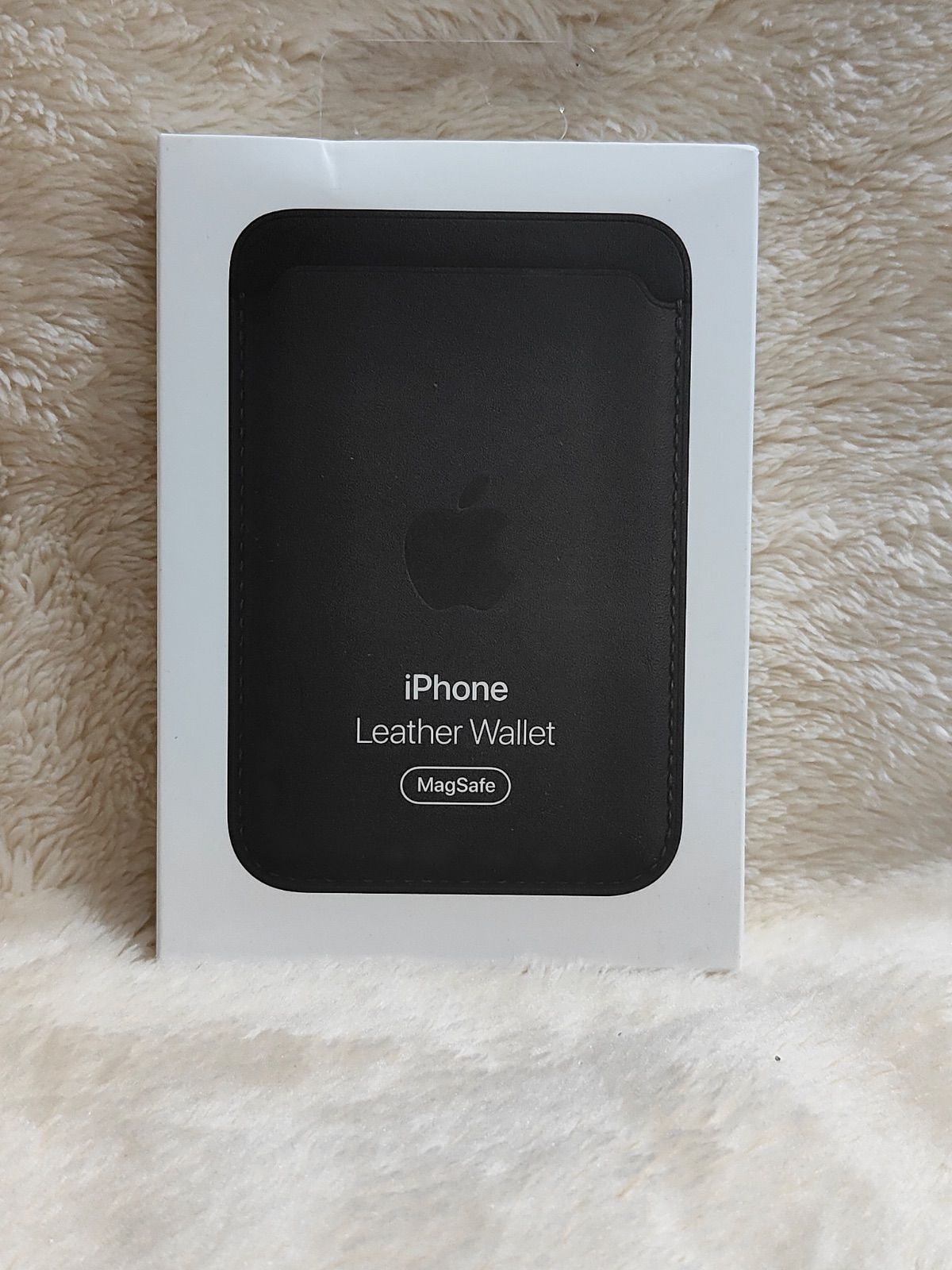 2点セットアップル純正 MagSafe対応iPhoneレザーウォレット