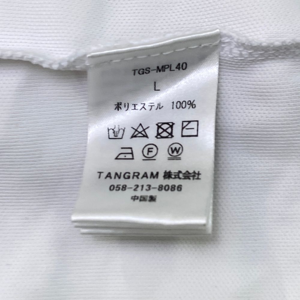 サイズ：L TANGRAM タングラム ×CLUBHAUS 半袖ポロシャツ