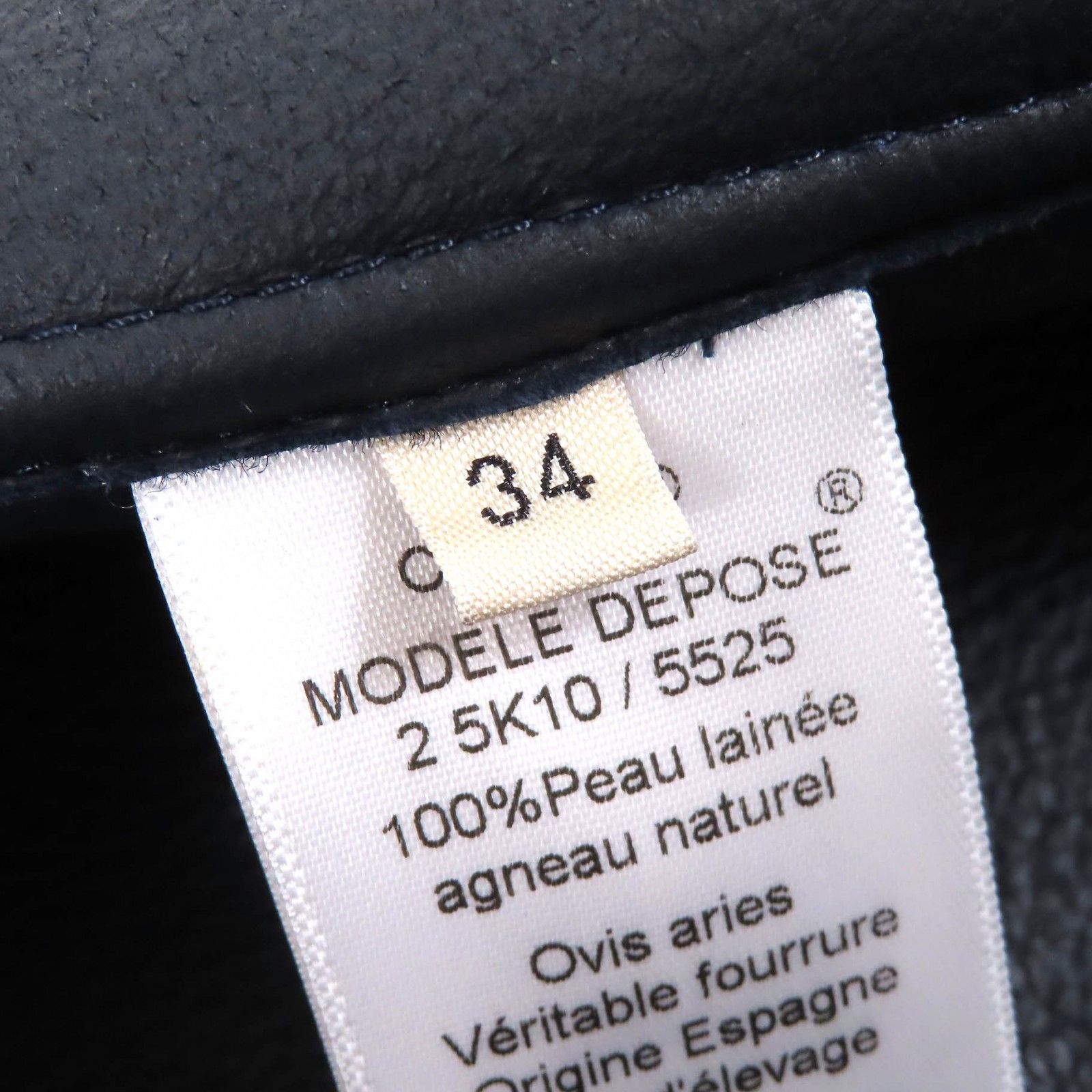 極美品△CELINE セリーヌ 2 5K10/5525 フィービー期 ラムスキン