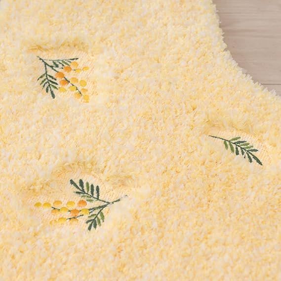 限定SALE,送料無料 【在庫処分】センコー S.D.S トイレ用品 スイートミモザ トイレマット 約60×60cm イエロー 15704