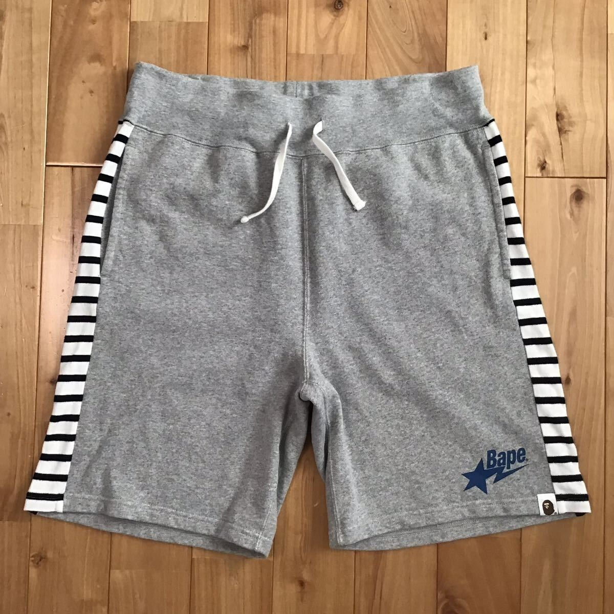 BAPESTA LOGO スウェット ハーフパンツ Lサイズ a bathing ape BAPE  